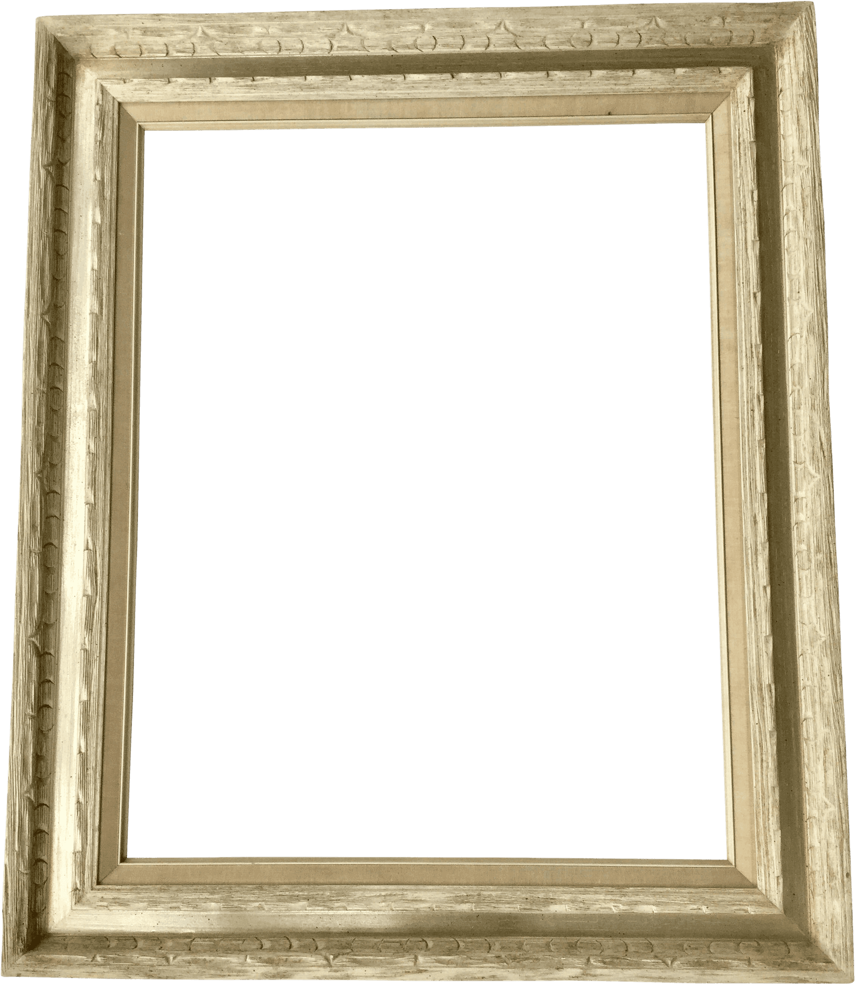 Vintage Wooden Frame Texture PNG Image