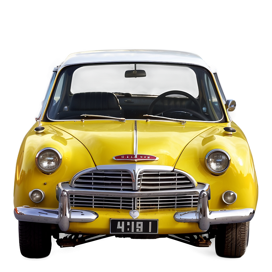 Vintage Yellow Car Image Png 21 PNG Image