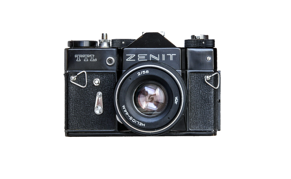 Vintage Zenit T T L Camera PNG Image