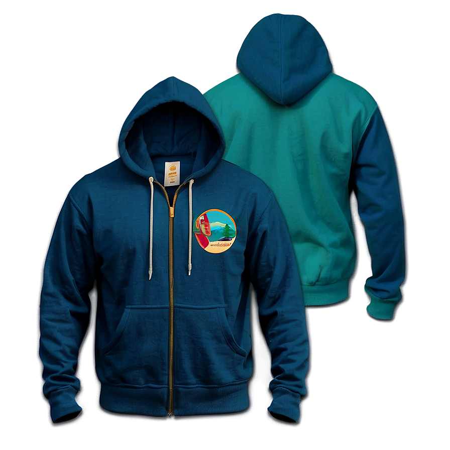 Vintage Zip Up Hoodie Png Cqy35 PNG Image