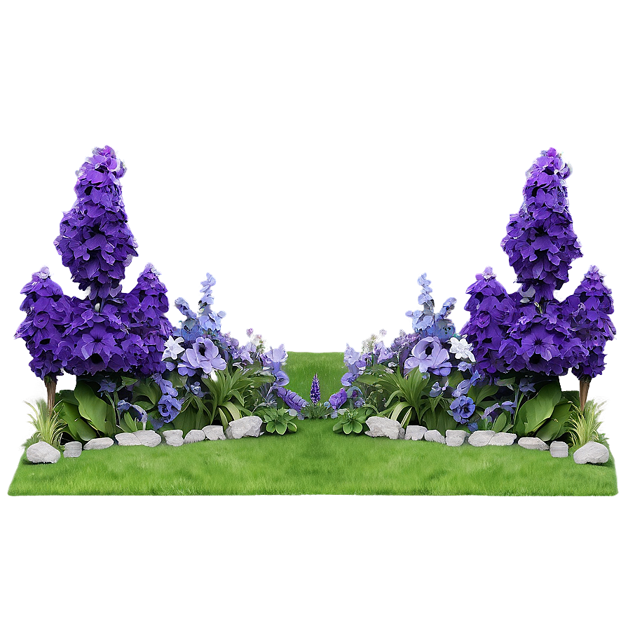 Violet Garden Png Qsk PNG Image