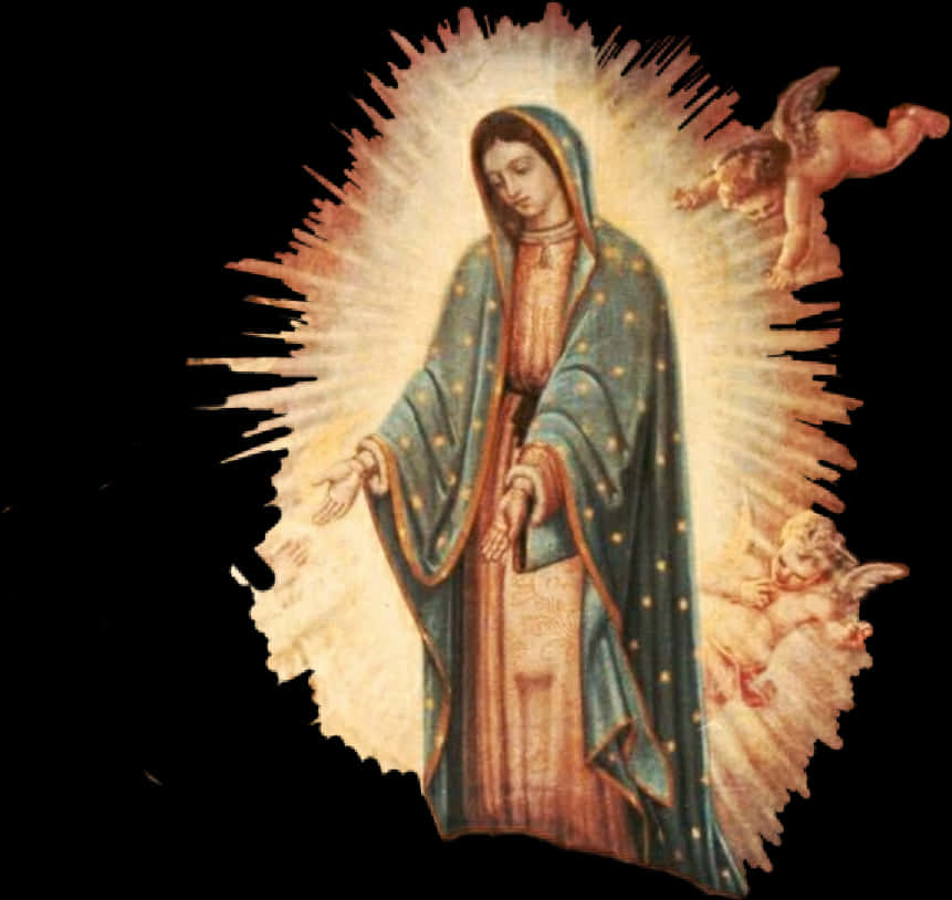 Virgen De Guadalupe Icon PNG Image