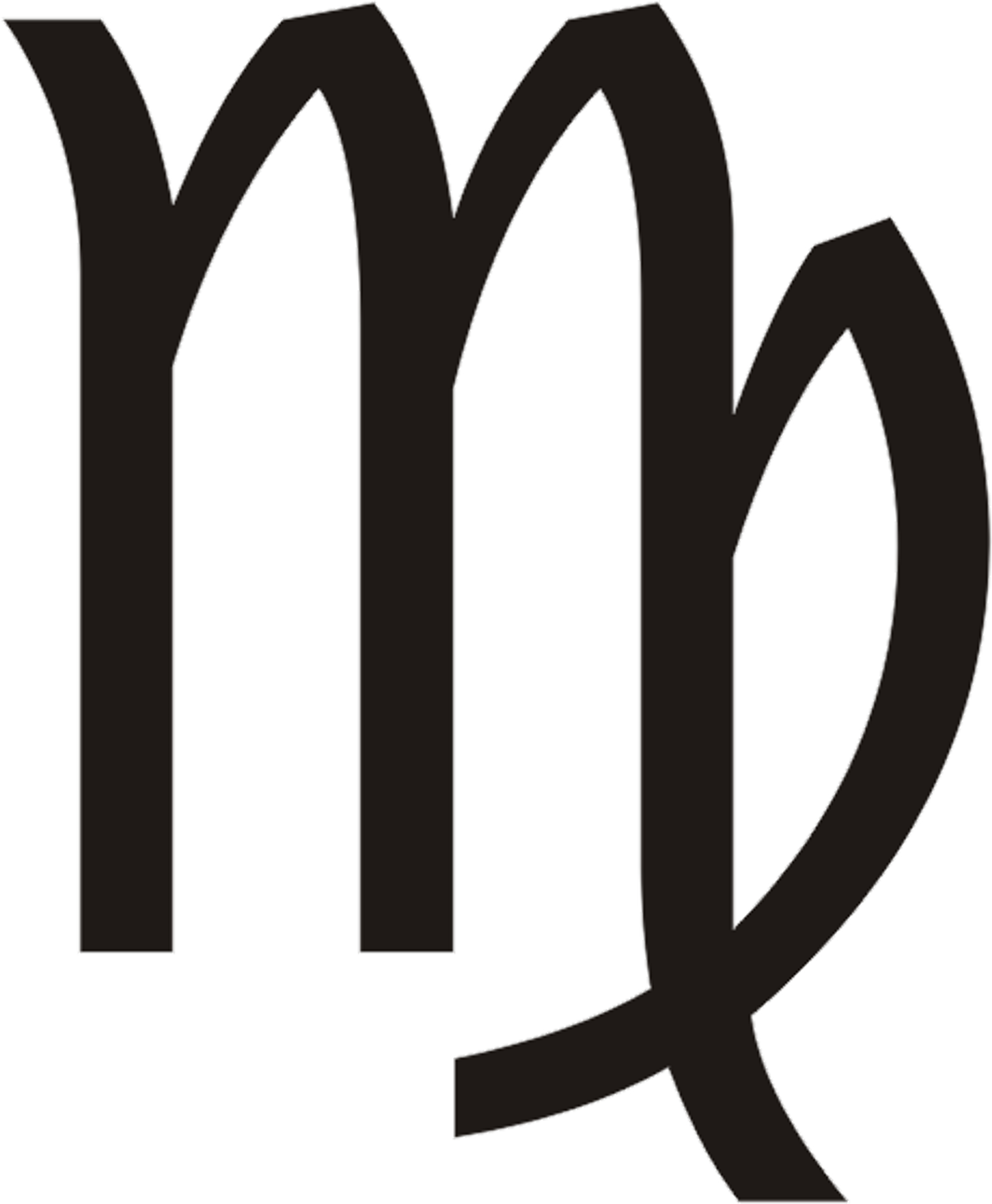 Virgo Zodiac Symbol PNG Image