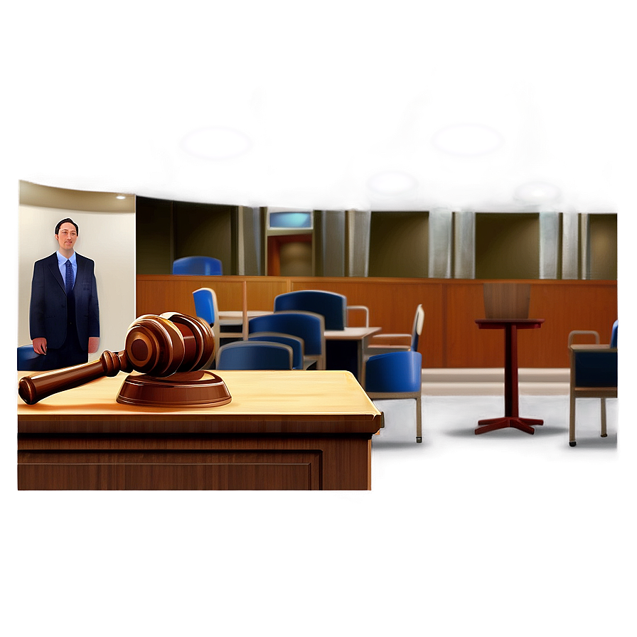 Virtual Courtroom Illustration Png 06262024 PNG Image