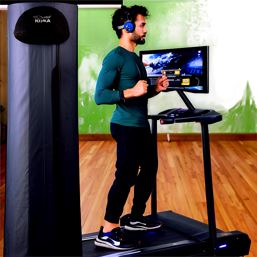 Virtual Reality Compatible Treadmill Png 05242024 PNG Image