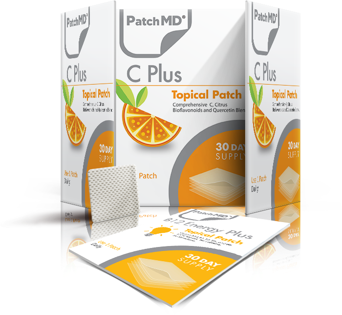 Vitamin C Topical Patch Product Packaging PNG Image