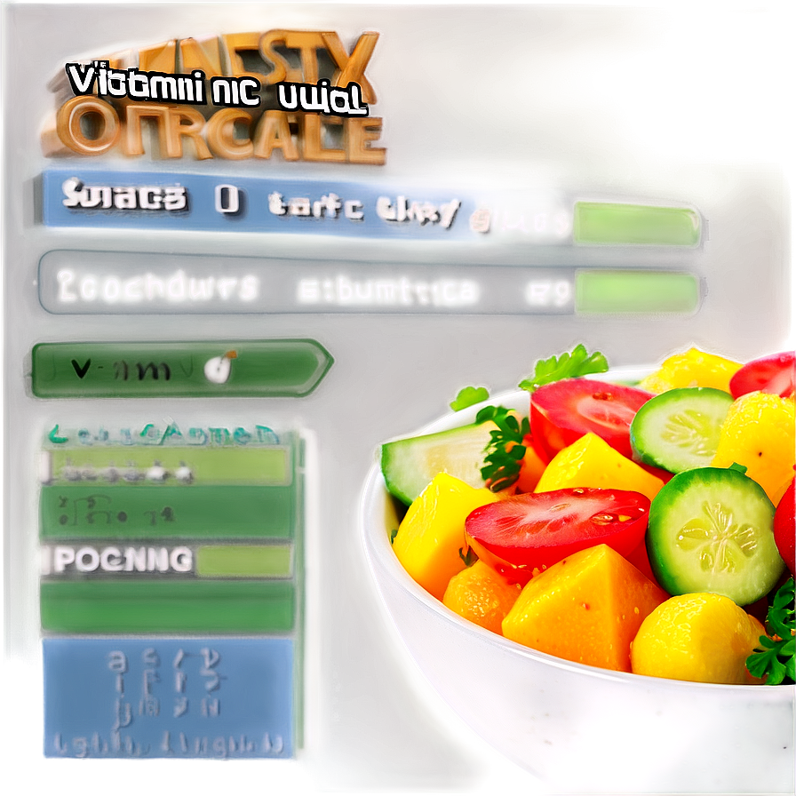 Vitamin C Zesty Salad Bowl Png Iyl47 PNG Image