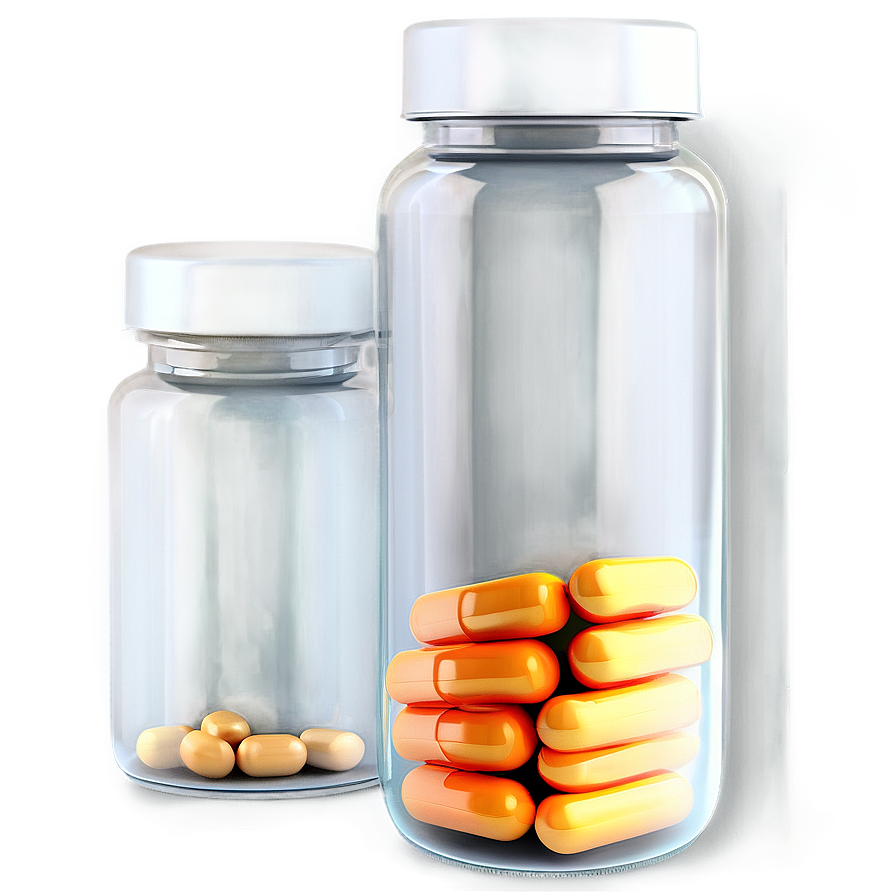 Vitamins Pill Bottle Png Vda40 PNG Image