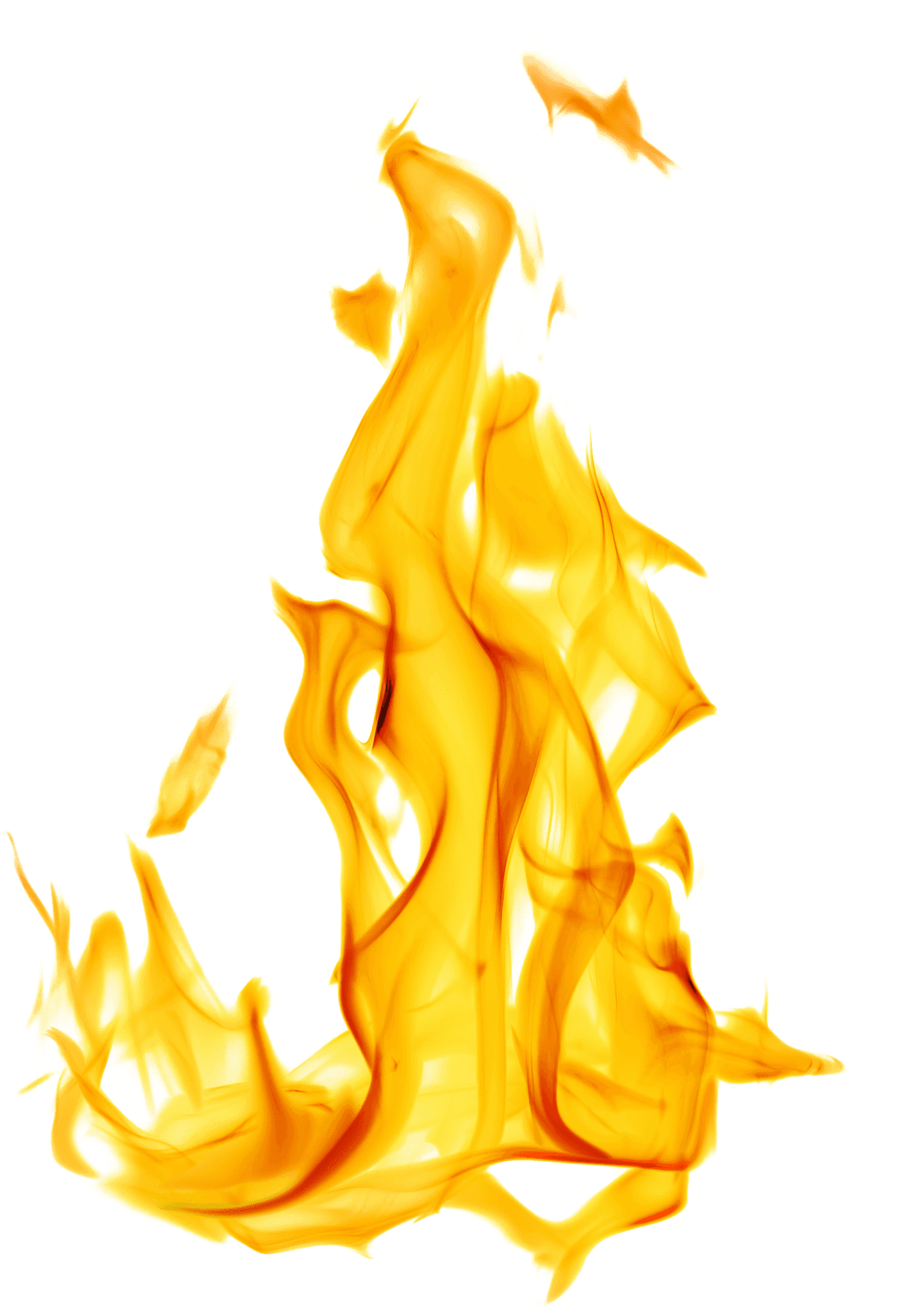 Vivid Flame Graphic PNG Image