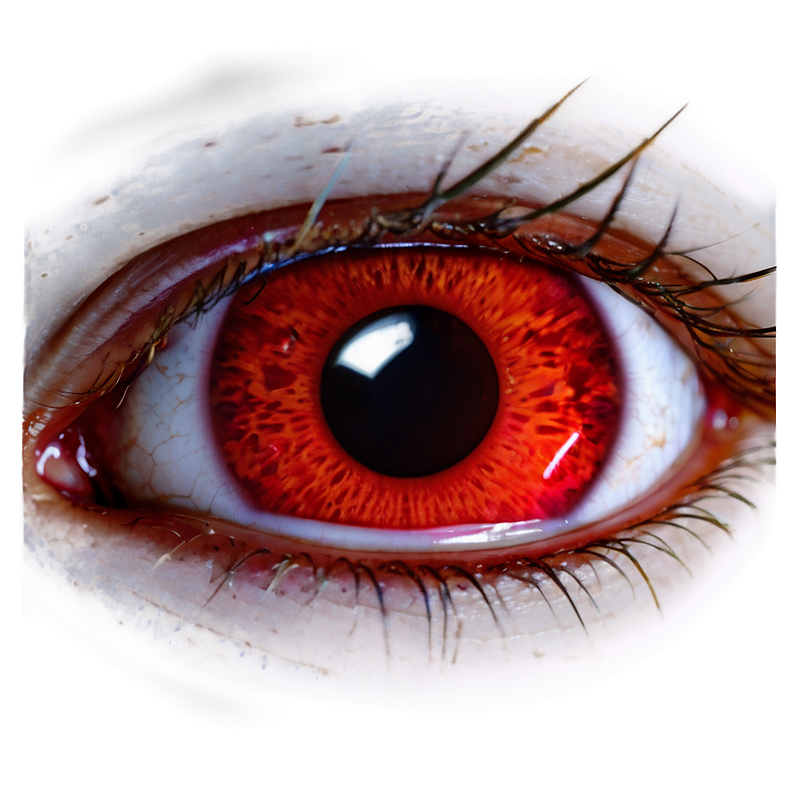 Vivid Red Eye Glow Png 06272024 PNG Image