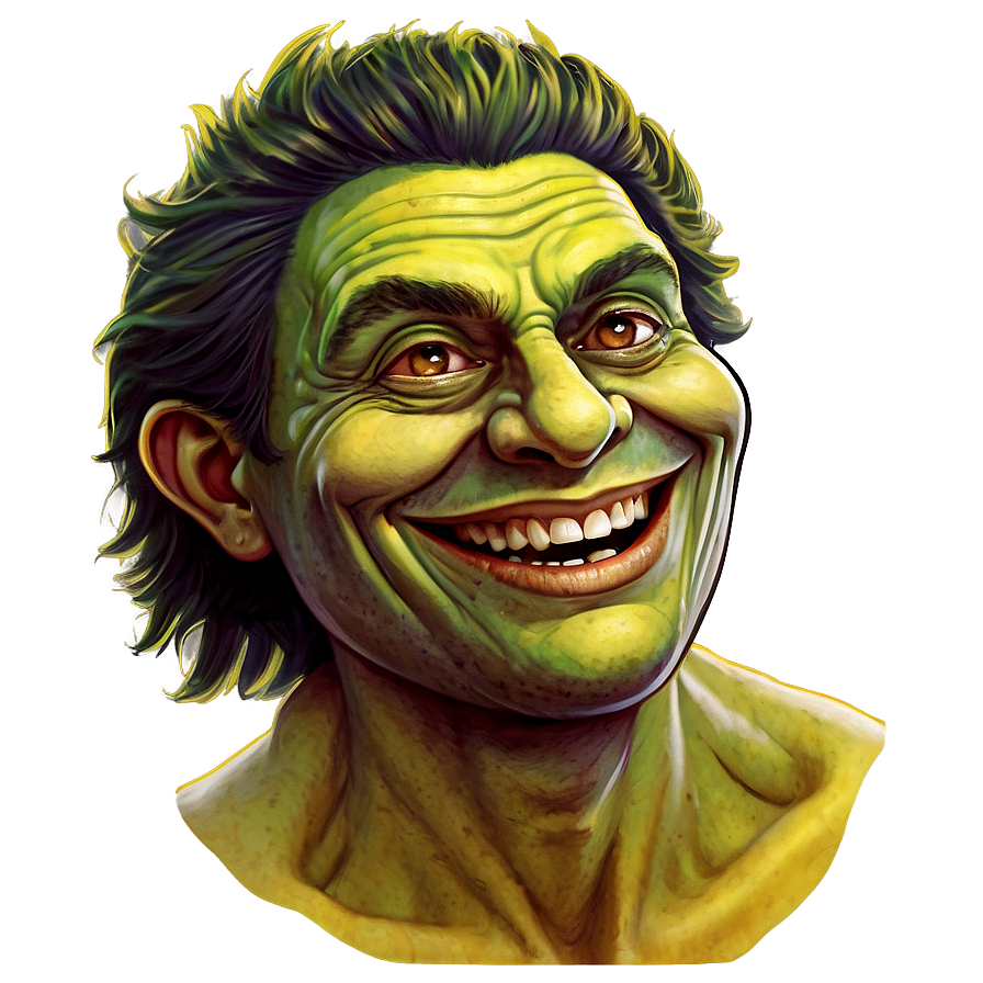 Vivid Trollface Illustration Png Ooy PNG Image