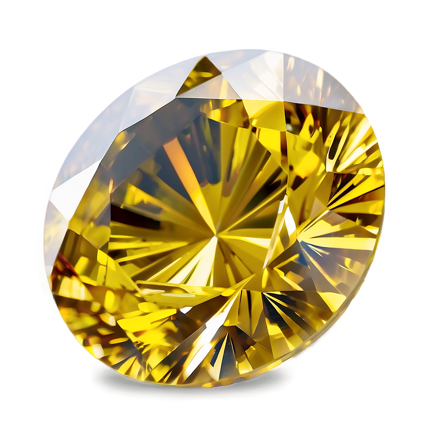 Vivid Yellow Diamond Picture Png Iwt PNG Image