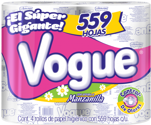 Vogue Toilet Paper Pack Chamomile Scent PNG Image