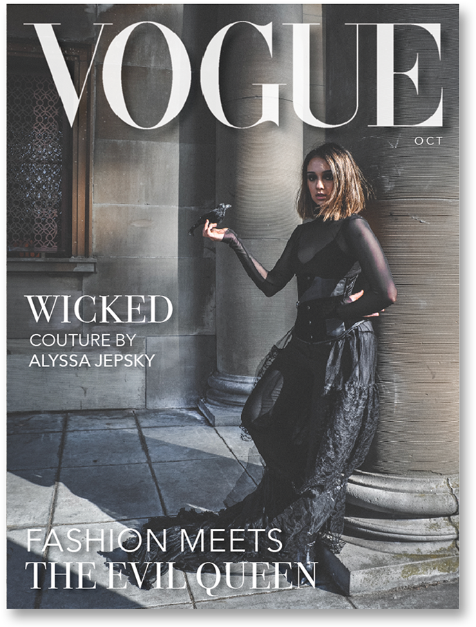 Vogue Wicked Evil Queen October Edition PNG Image