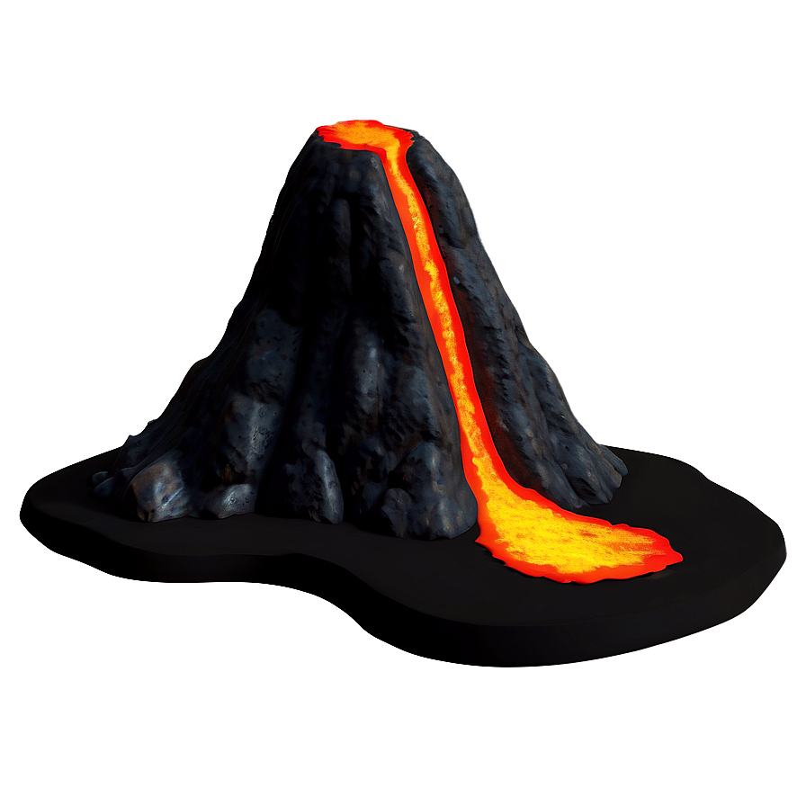 Volcanic Lava Flow Png Ntb98 PNG Image