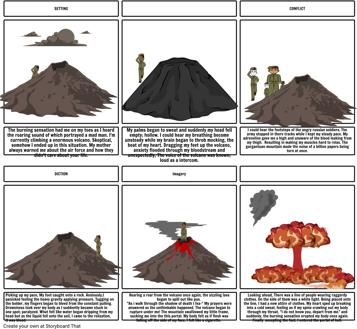 Volcano_ Adventure_ Comic_ Strip PNG Image