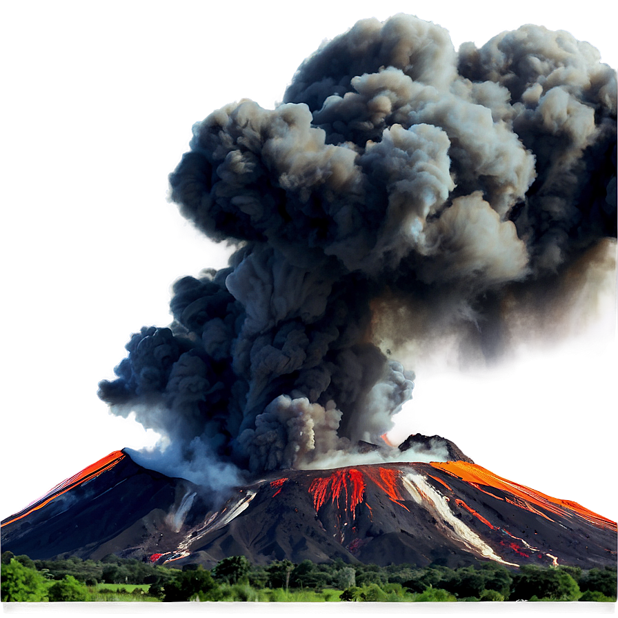 Volcano Eruption Png Eiu PNG Image