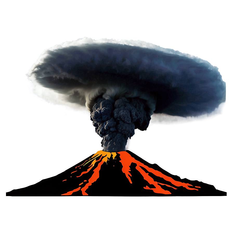 Volcano Eruption Warning Png Maw PNG Image