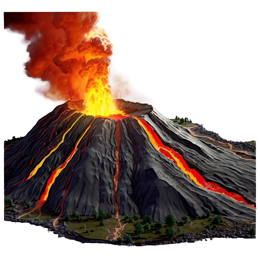 Volcano Geological Formation Png Fyx PNG Image