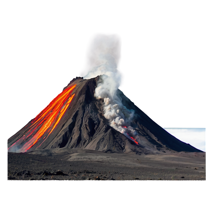 Volcano In Time Lapse Png 05232024 PNG Image