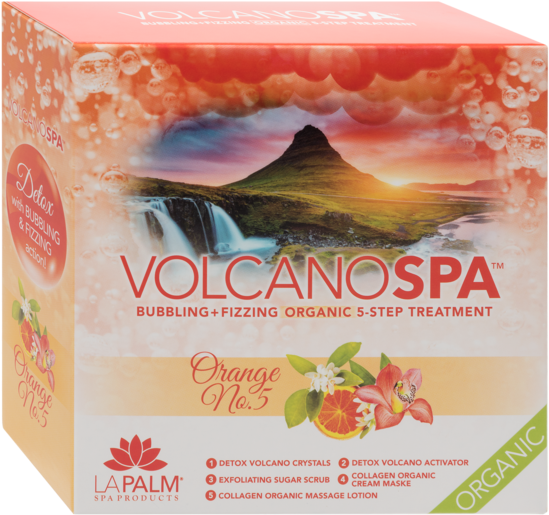 Volcano Spa Organic5 Step Treatment Box PNG Image