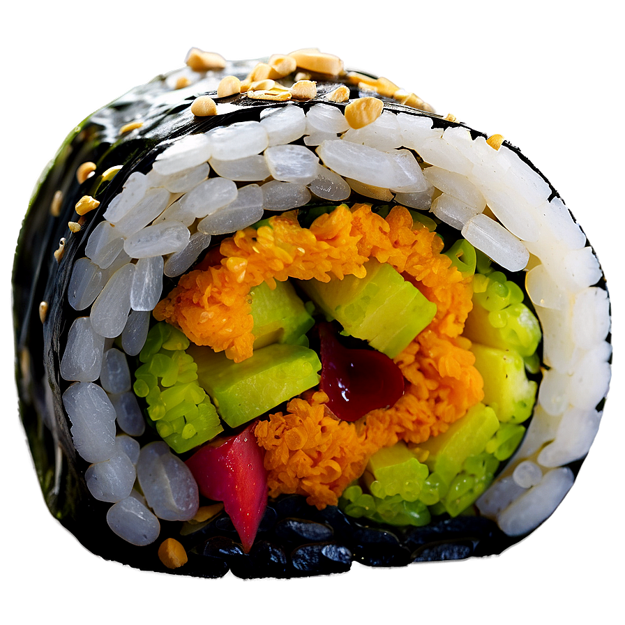 Volcano Sushi Roll Png Omu PNG Image