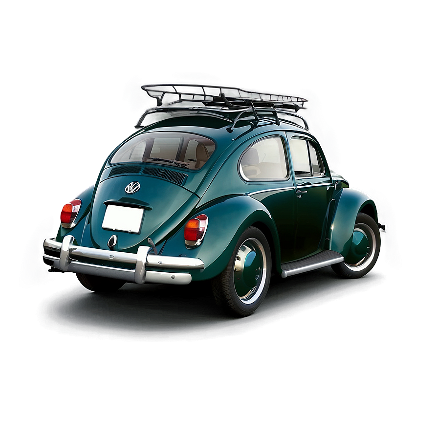 Volkswagen Beetle With Bicycle Rack Png Uxl25 PNG Image