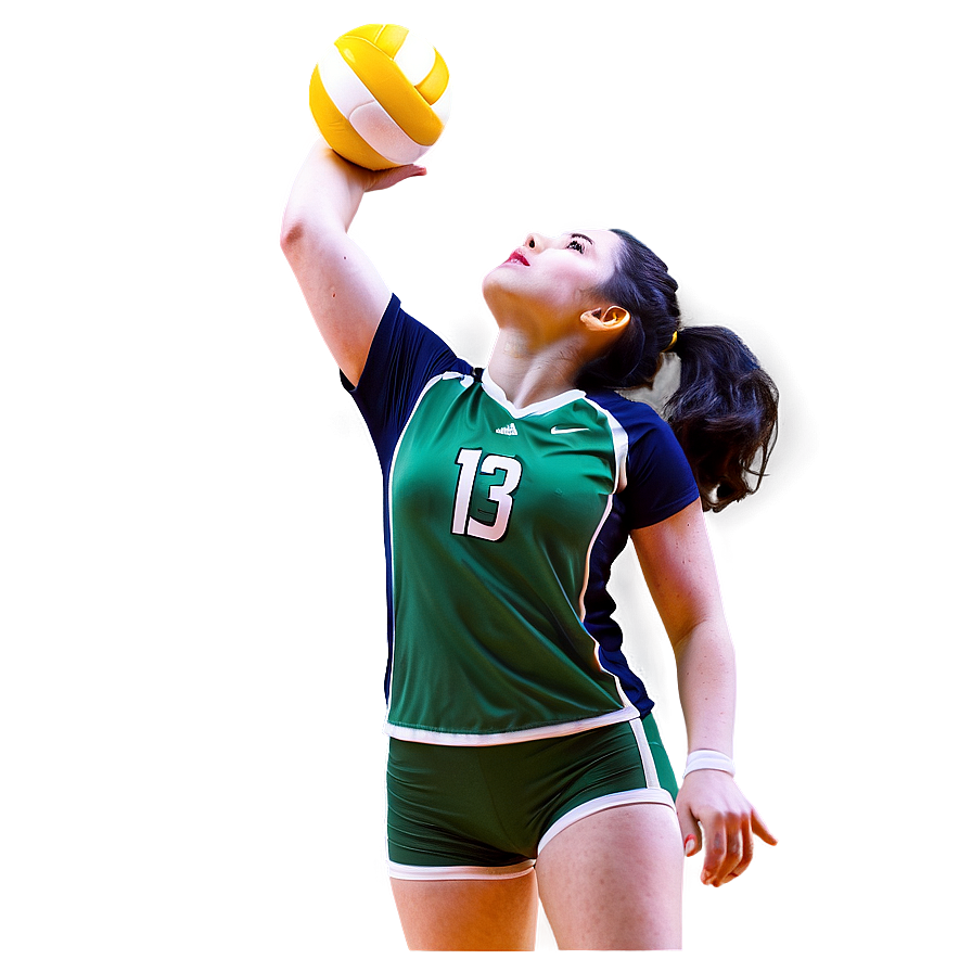 Volleyball Player Art Png 18 PNG Image