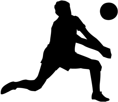 Volleyball_ Player_ Silhouette_ Clipart.png PNG Image