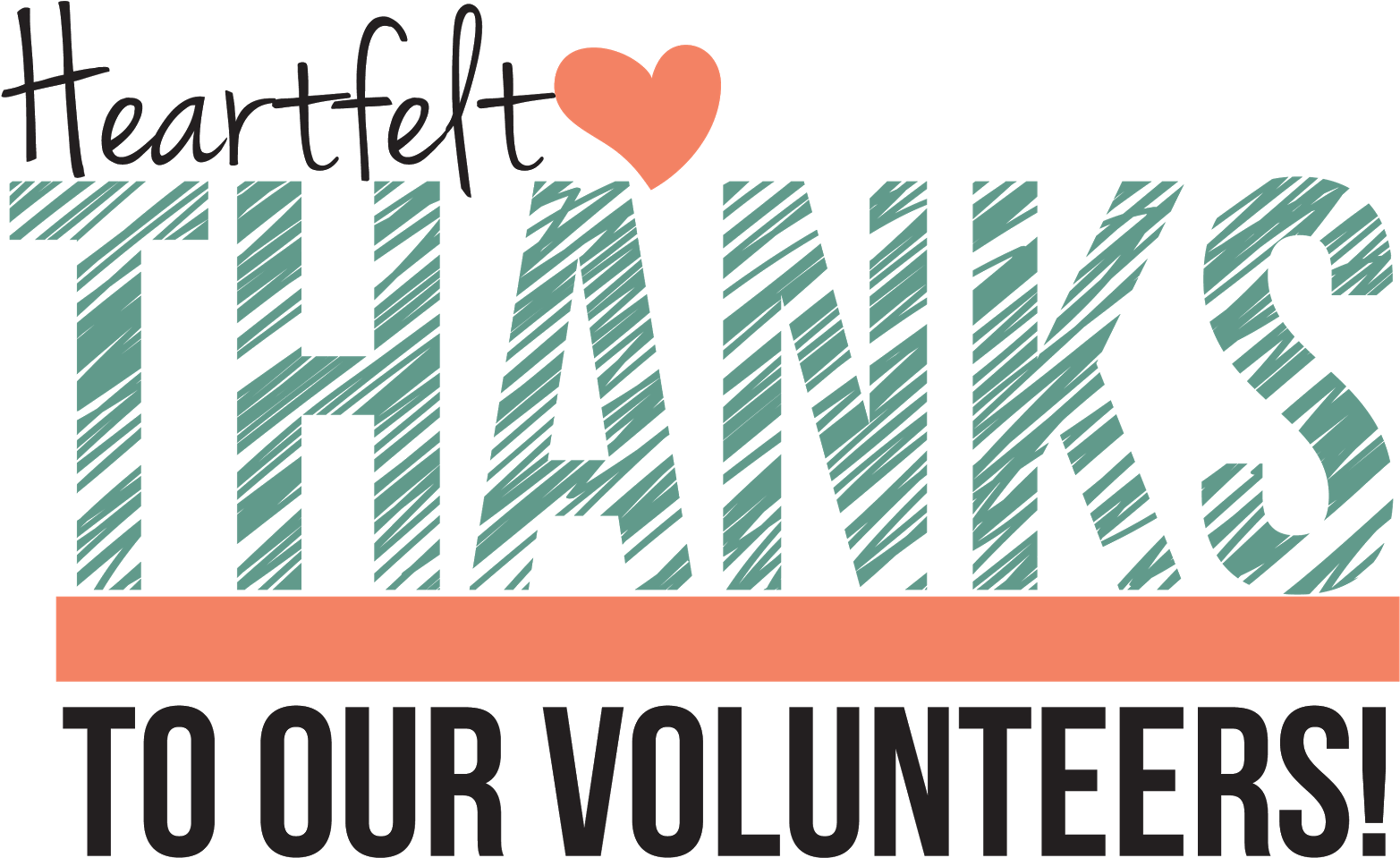 Volunteer Appreciation Graphic PNG Image