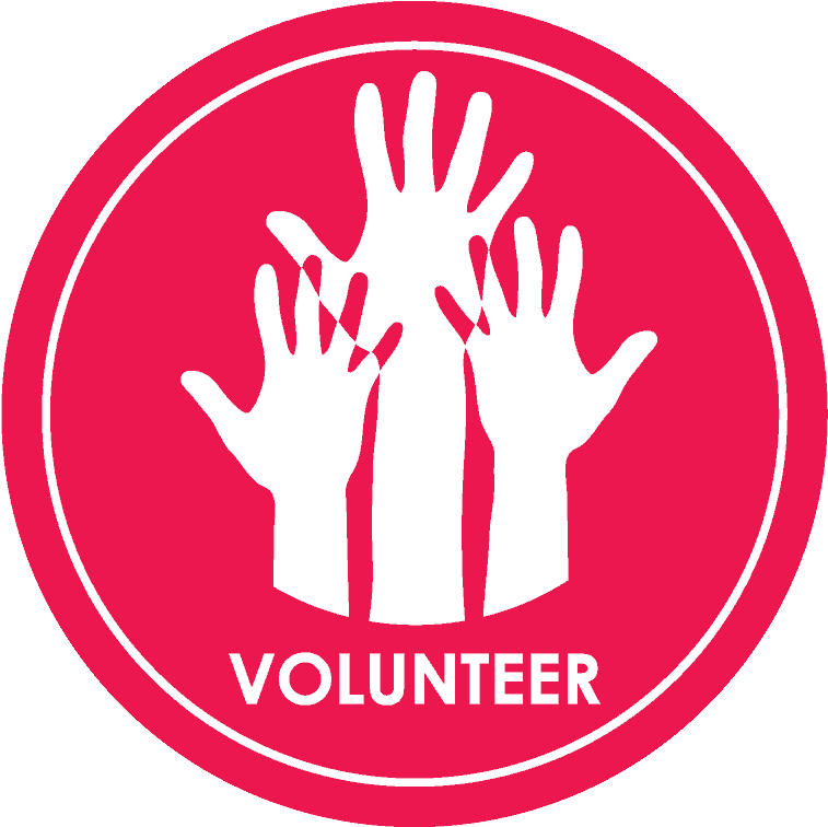 Volunteer Emblem Graphic PNG Image