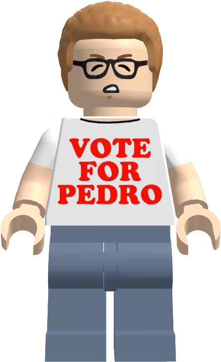 Vote For Pedro Lego Figure.png PNG Image