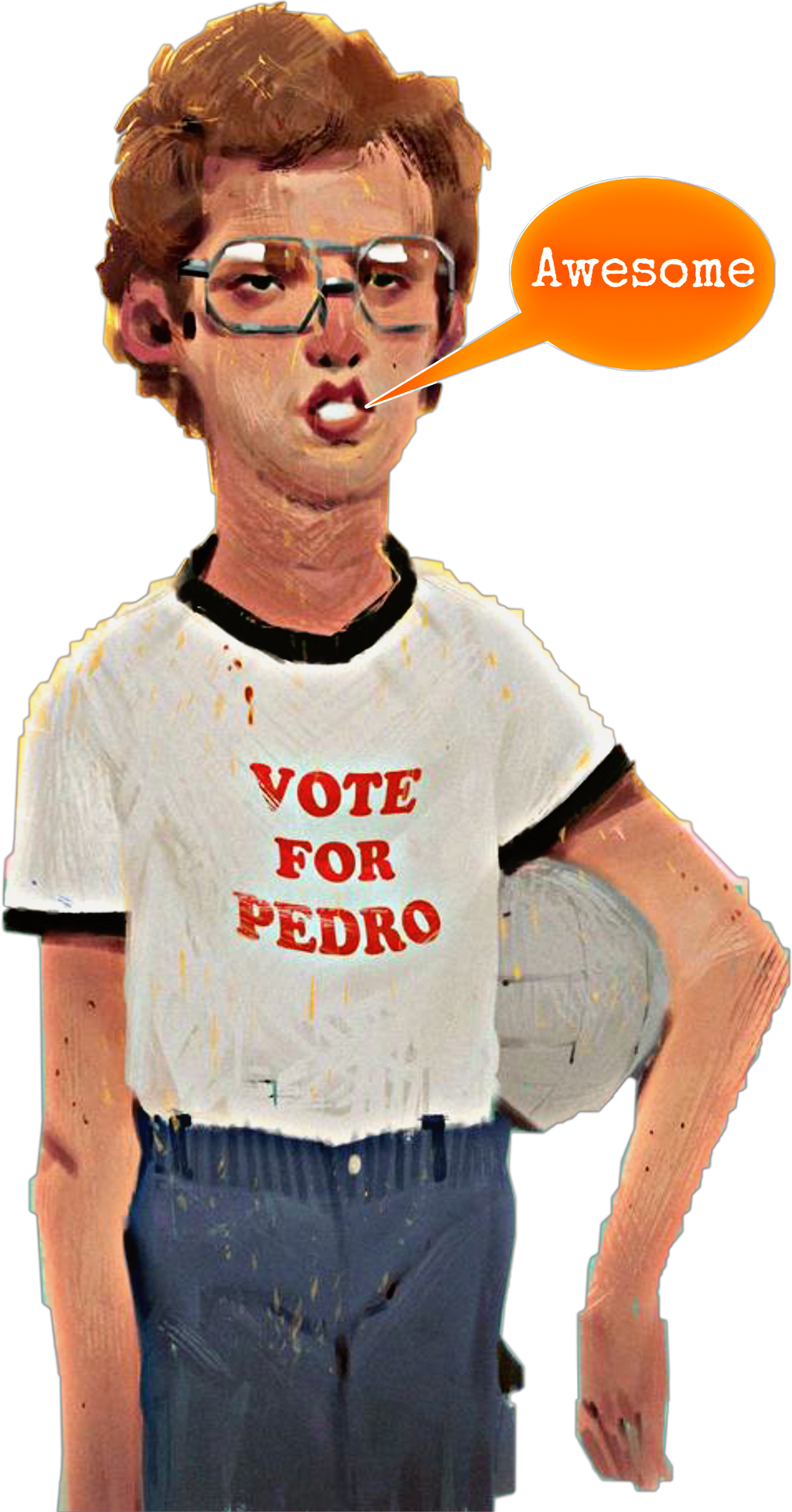 Votefor Pedro Awesome Character PNG Image