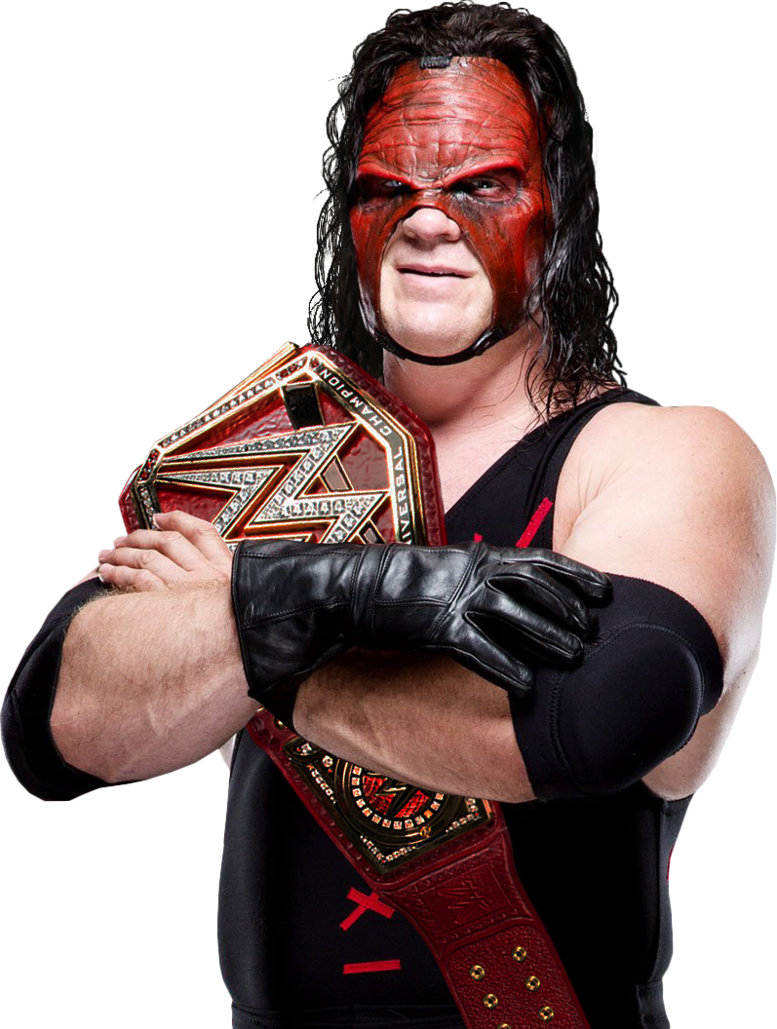 W W E_ Champion_ Red_ Facepaint PNG Image