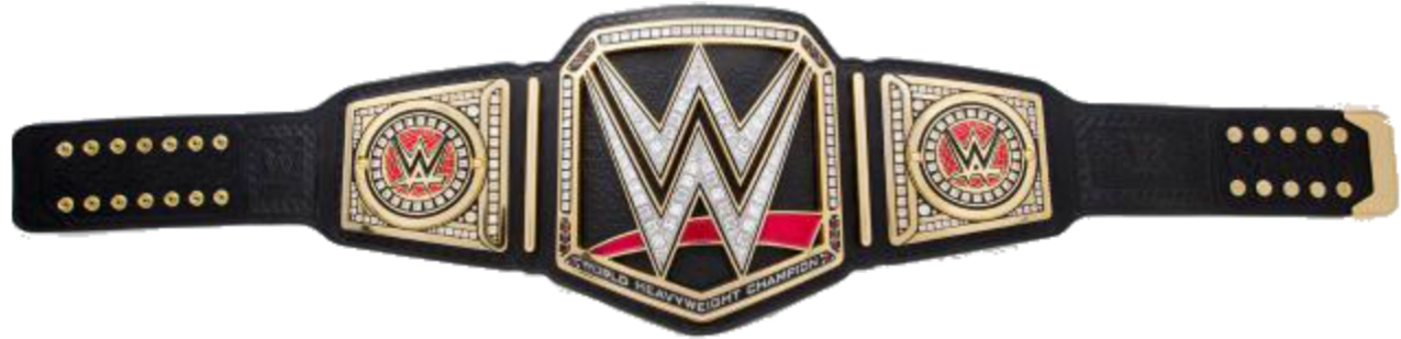 W W E Championship Belt Design PNG Image