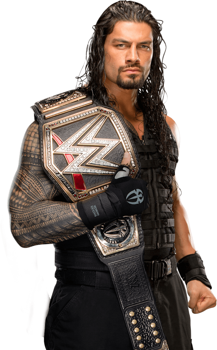 W W E Championwith Belt PNG Image