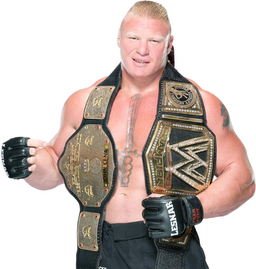 W W E Championwith Titles PNG Image