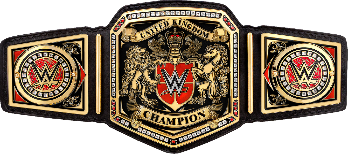 W W E United Kingdom Championship Belt PNG Image