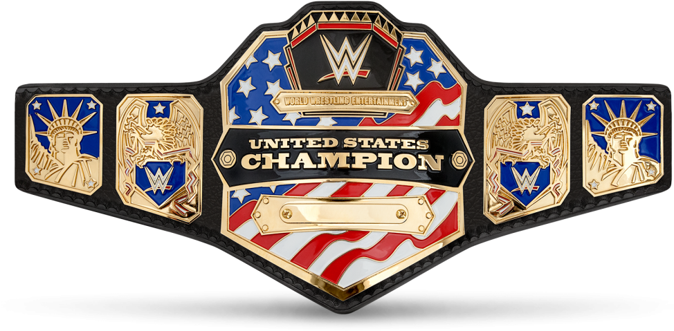 W W E United States Championship Belt PNG Image