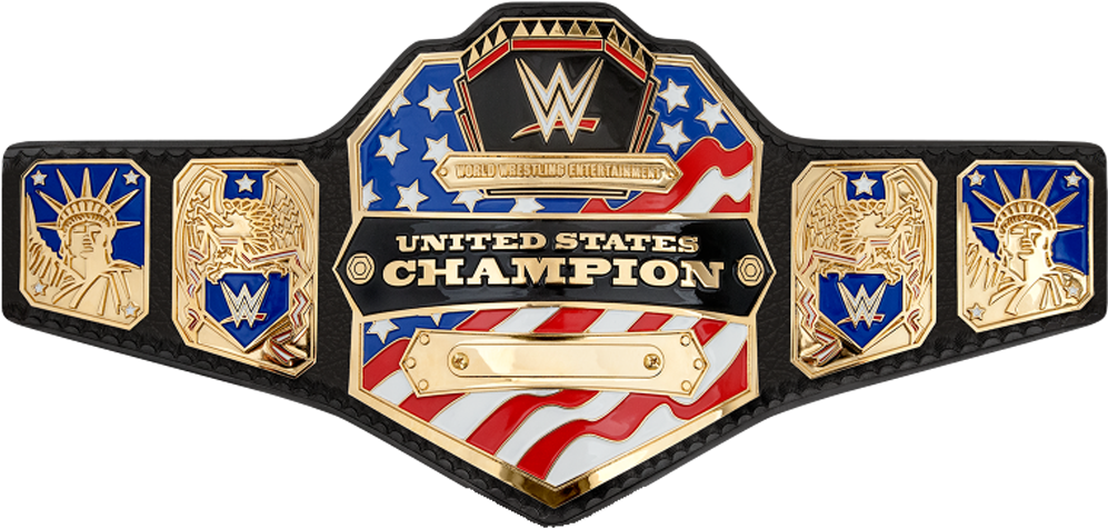 W W E United States Championship Belt PNG Image