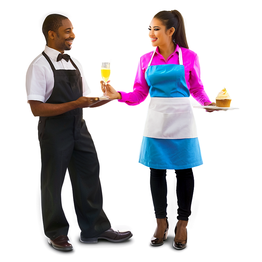 Waitress In Party Png Ifd76 PNG Image