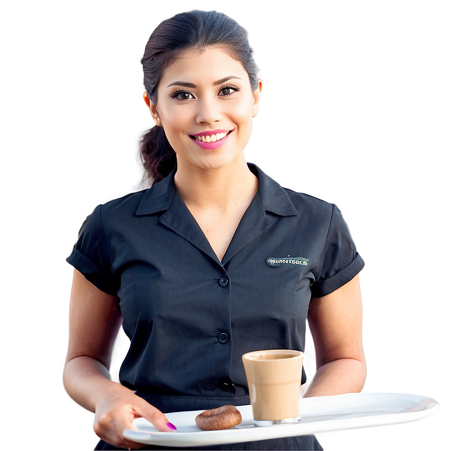 Waitress With Coffee Png Wnc8 PNG Image