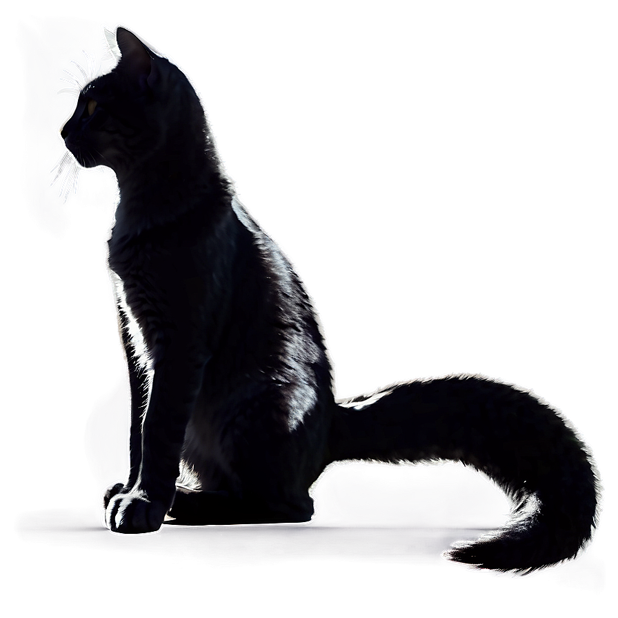 Walking Cat Silhouette Png Dbj PNG Image