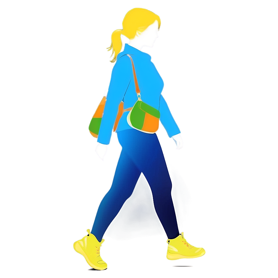 Walking Woman Silhouette Png 81 PNG Image