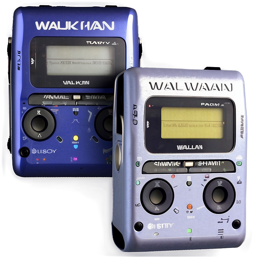 Walkman Tape Player Render Png 58 PNG Image