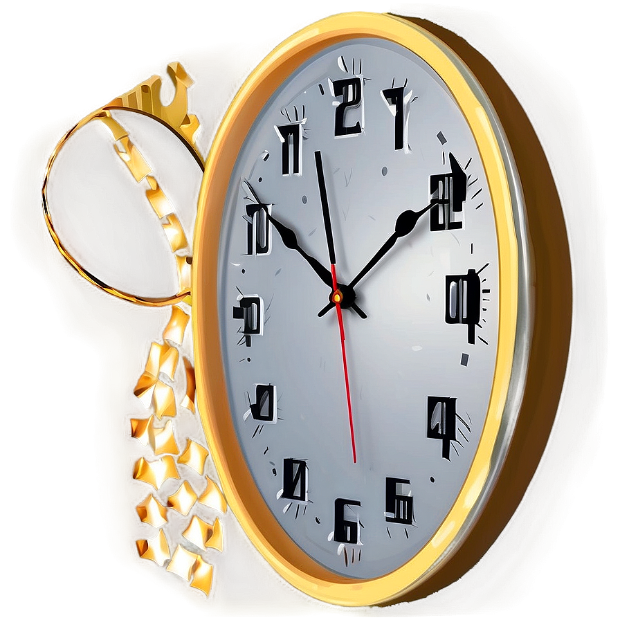 Wall Clock Clipart Png Rer PNG Image