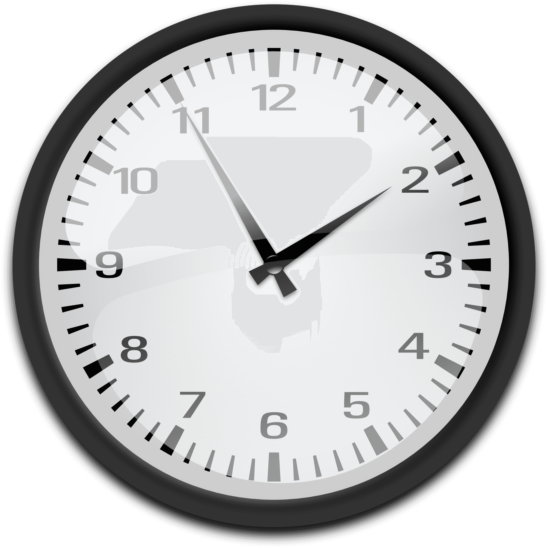 Wall Clock Showing Ten Ten Time PNG Image