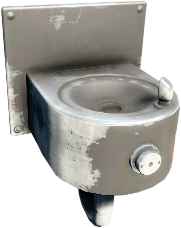 Wall Mounted Drinking Fountain PNG Image