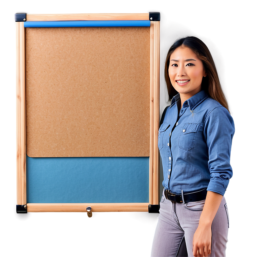 Wall Mounted Pin Board Png 06272024 PNG Image