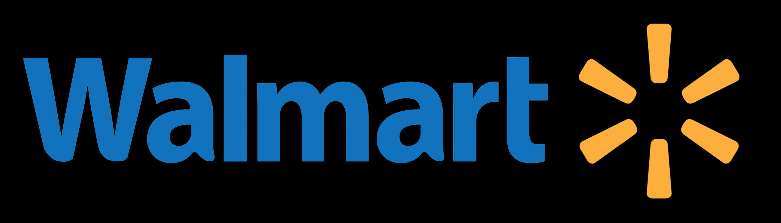 Walmart Logo Blue Background PNG Image